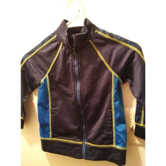 Cat & Jack Other - Cat & Jack Boys size 4T lightweight black blue  sweat jacket